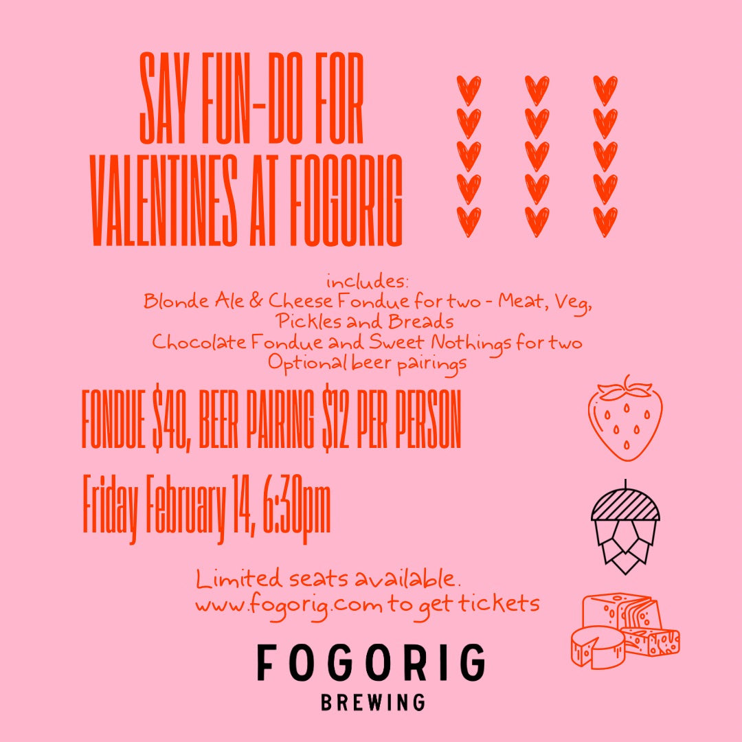 Valentine’s Day FUN-DO Friday, February 14th